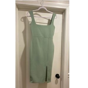 Squarin' to Go Midi Dress